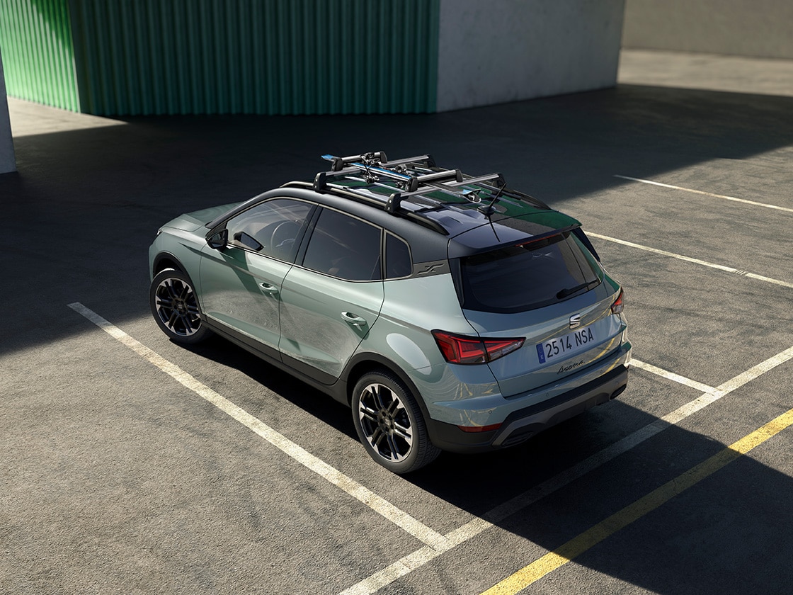 Skirek gemonteerd op een SEAT Arona Skirek gemonteerd op een SEAT Arona