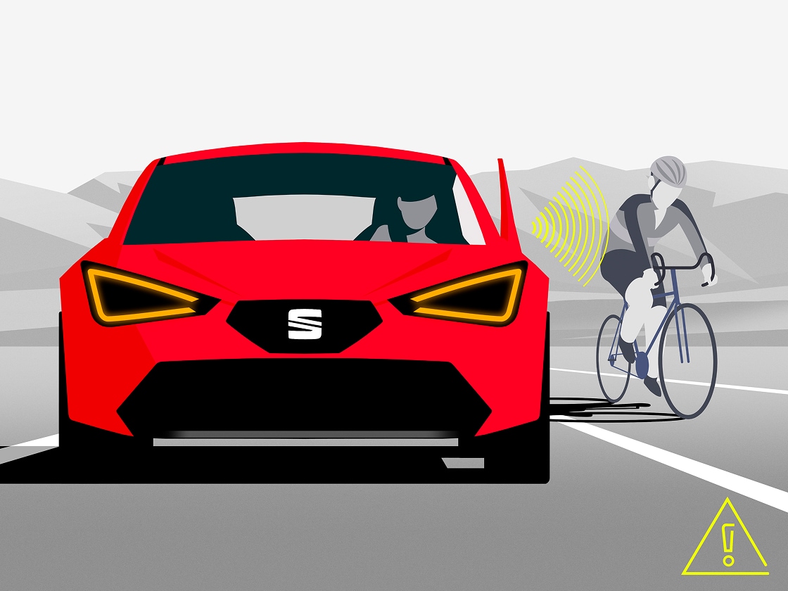 Veiligheidssysteem Side Assist van de SEAT Arona 2025 Veiligheidssysteem Side Assist van de SEAT Arona 2025