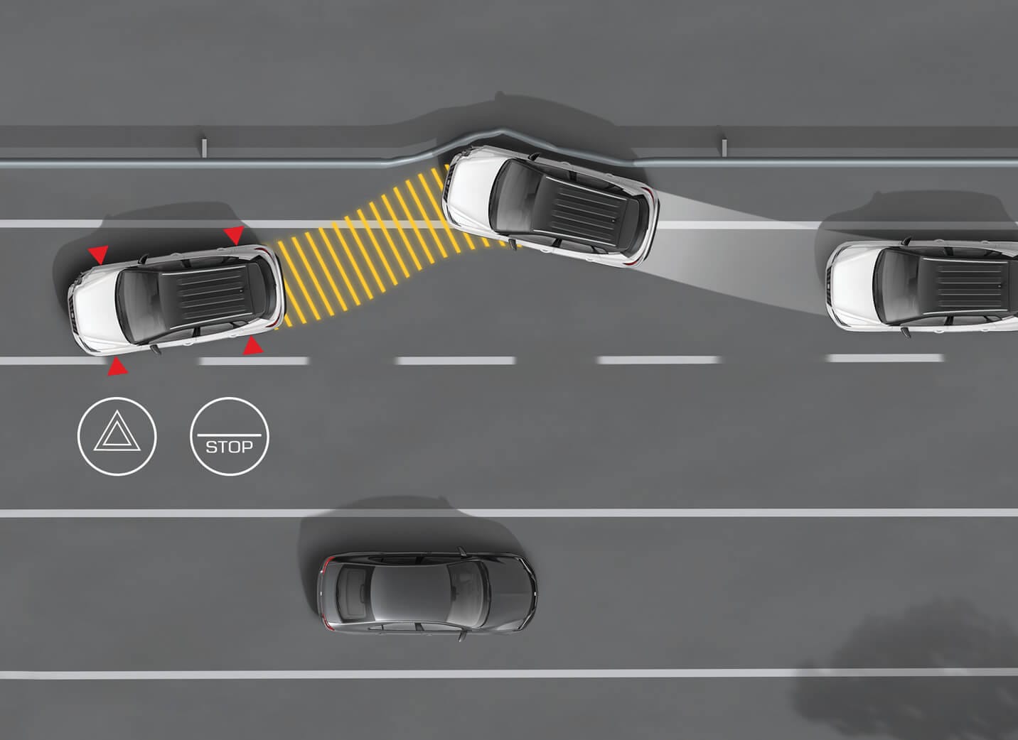 SEAT Arona schéma frein anti-multicollision