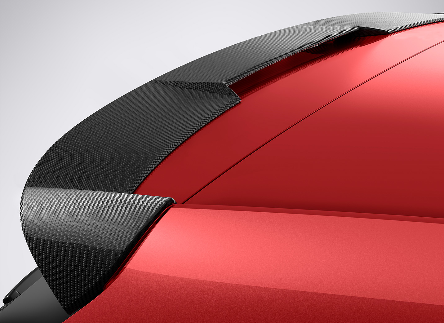 Spoiler en fibre de carbone de la SEAT Ibiza Carbon Edition