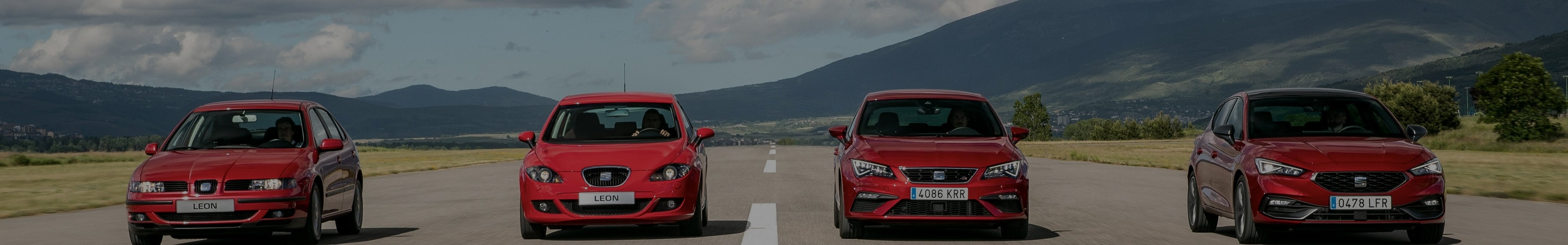 Quatre générations de SEAT Leon