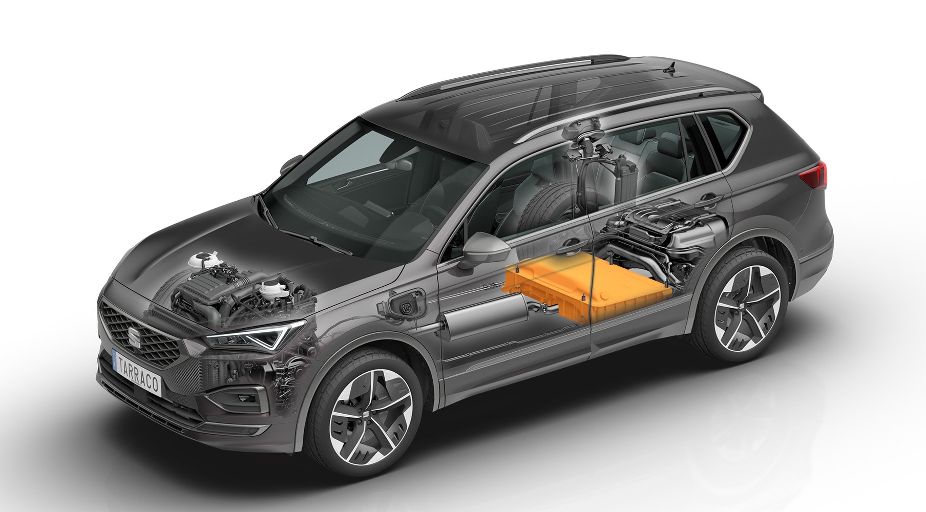 SEAT’s grootste SUV met een sportieve FR-uitvoering en een plug-inhybride aandrijflijn.