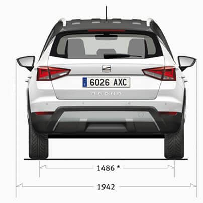 Dimension Seat Arona, volume coffre et similaires