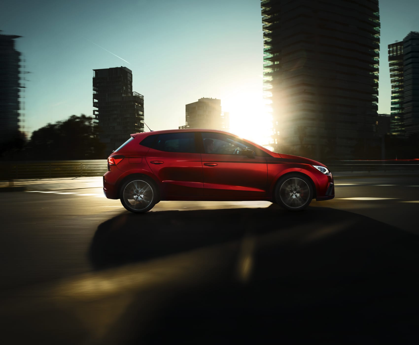 SEAT Ibiza Xcellence 2018 zijaanzicht LED light