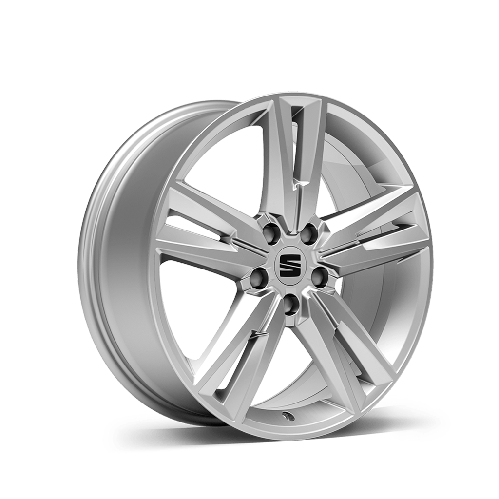 SEAT ateca 18 inch alloy wheel brilliant silver fr